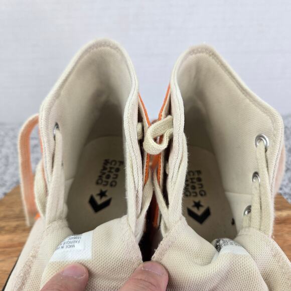 Converse Chuck Taylor 70 Hi 2-in-1 Feng Chen Wang Orange Ivory Y2K Daily Sneaker - Picture 12 of 13